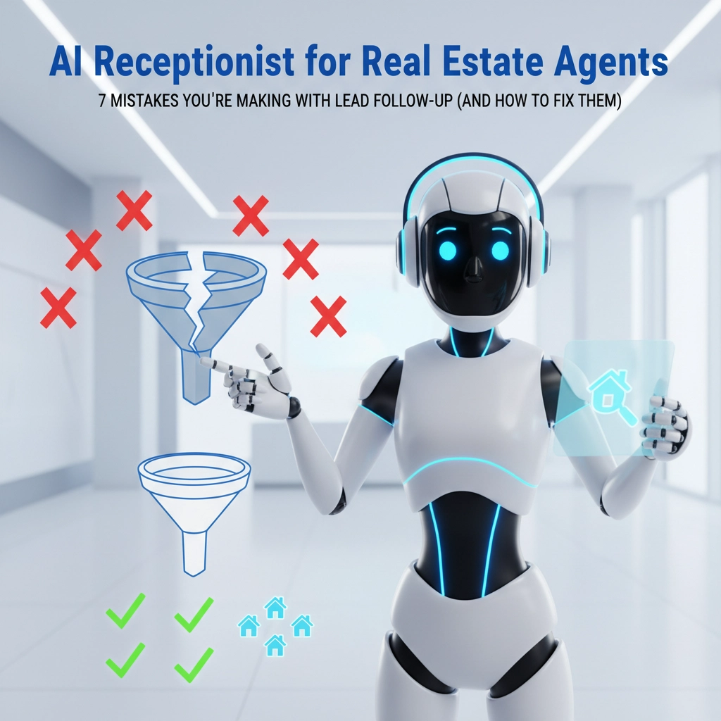 AI Receptionist for Real Estate Agents: 7 Mistakes You're Making with Lead Follow-Up (And How to Fix Them)